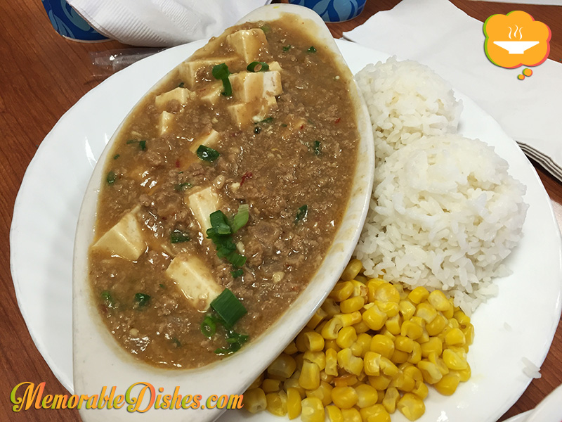 Minced Pork and Tofu Rice