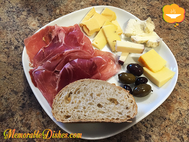 Proscuitto & Cheese Plate