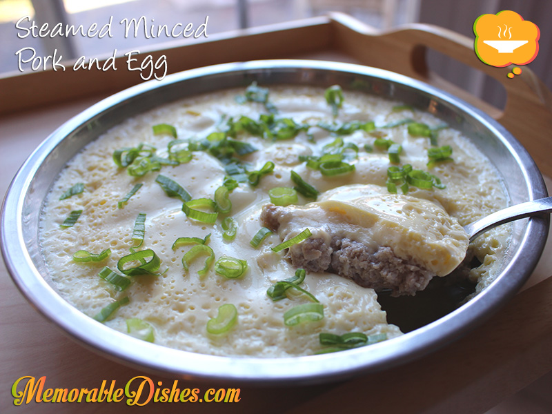 Steamed Minced Pork and Egg