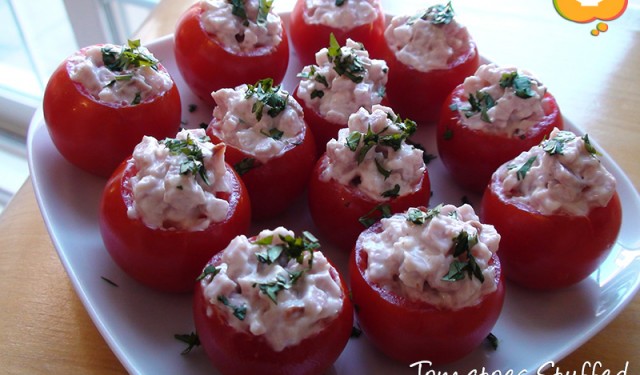 Tomatoes Stuffed With Ham Salad