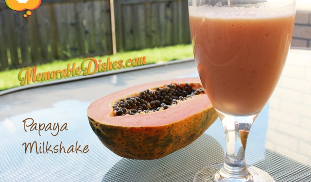 Papaya Milkshake