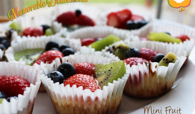 Mini Fruit Cheesecake