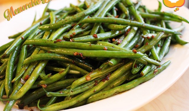 Garlic Green Beans
