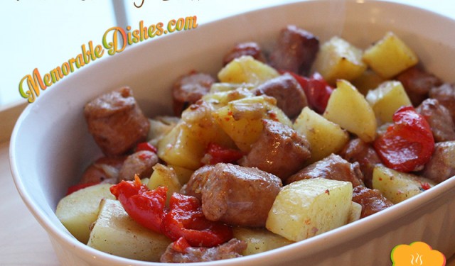 Potato Sausage Bake