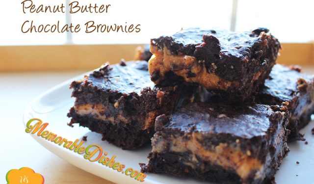 Peanut Butter Chocolate Brownies