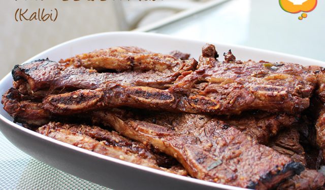Korean BBQ Beef Ribs (Kalbi)